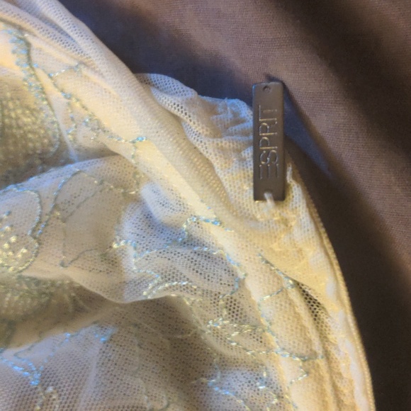 38E Spirit Collection Bra Plus Size Bra 38E Lace Blue White Plus Bra - Picture 2 of 11